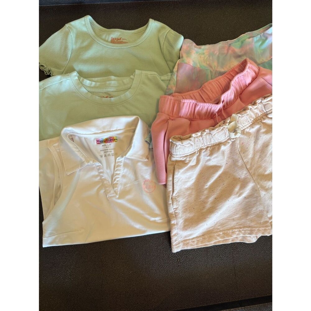 Cat & Jack and other brands Pastel Mix Matching Set - Mint, Pink, White, Tie-Dye